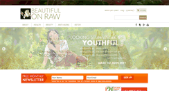 Desktop Screenshot of beautifulonraw.com